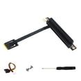 thumbnail image 1 of AOOOWER M.2 Key A+E Interfaces to PCIe 16X Adapter Extension Cable with 6Pin Power, 1 of 9