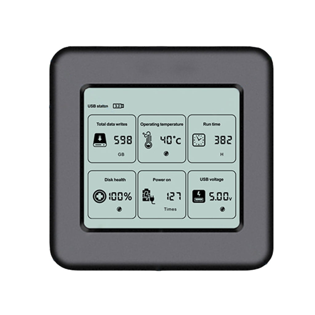 AOOOWER M.2 NVMe 2242 Solid Disk Enclosure Digital Display Stable Secure Data Backups