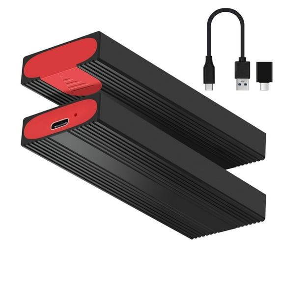 AOOOWER M.2 NVMe Satas SSDs Enclosure Adapter USB C 3.2 2Gen 10Gbps for PCIe M Key