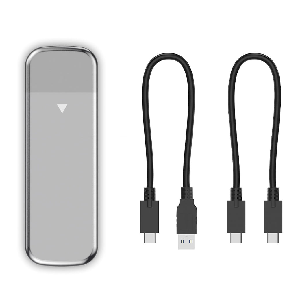 AOOOWER M.2 NVMe Solid Disk Enclosure Supports 10Gbps Fast Speed Data Transfer Aluminum