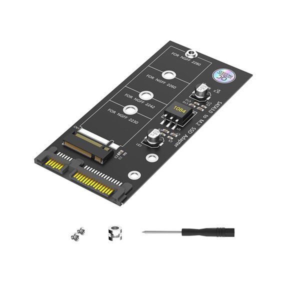 AOOOWER M.2 SSDs to SATA3.0 Converter M.2 Driver for M.2 2280 2260 2242 2230