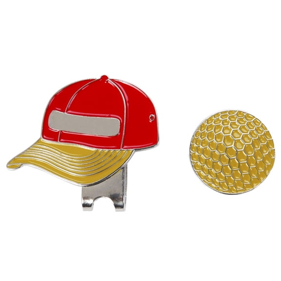 AOOOWER Magnetic Golf Hat Clips Golf Ball Marker Holder Easy to Stick on and off