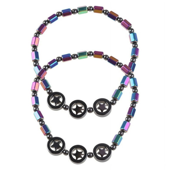 Magnetic Hematite Bracelet Natural Healing Power Absorbs Negative Energy Anxiety