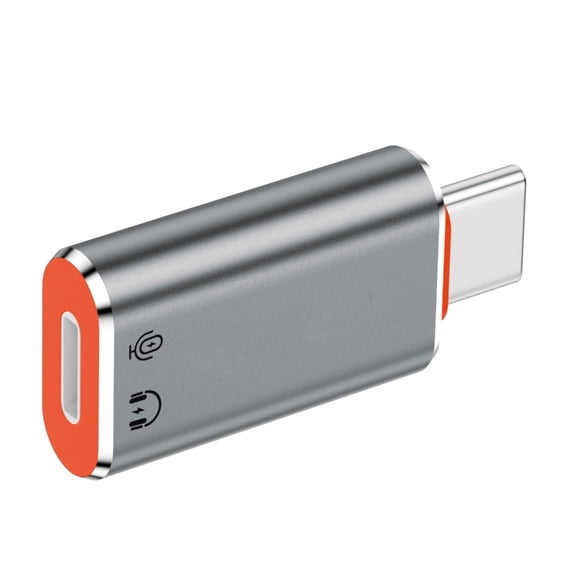 AOOOWER Metal Builts To USB C Audios Adapter For Losslessly Sound During Charging Support Music,in Line Control,Hifi Sound