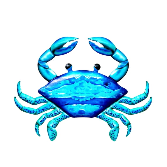 AOOOWER Metal Crab Wall Decor Nautical Hanging Art Decorative Sculpture for Home Pool