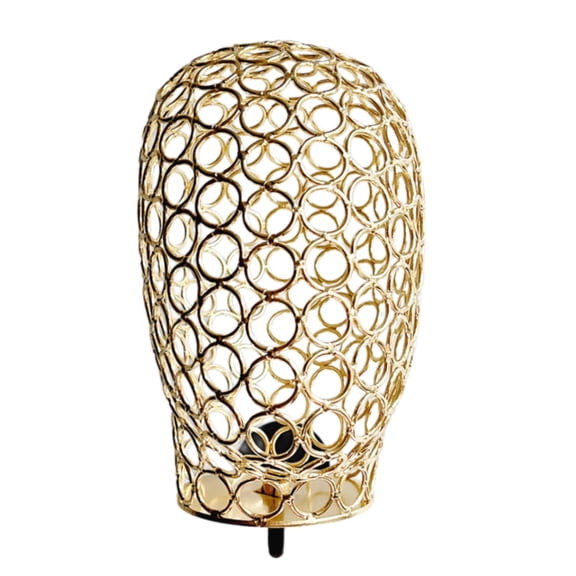 AOOOWER Metal Mannequin Head Wig Holder Unique Metal Display Stand Head Shape Holder Rack For Wigs Hats And Headphones