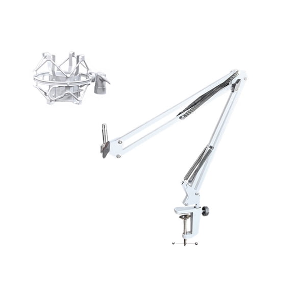 AOOOWER Metal Microphones Boom Arm Swivels for Studio and Live Streaming Applications