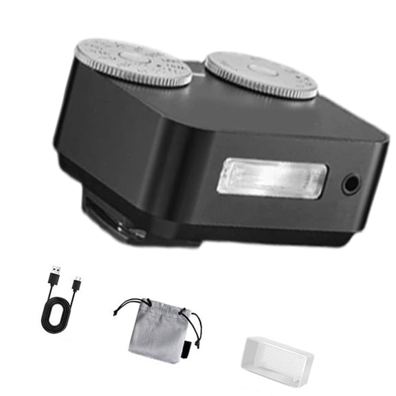 AOOOWER Metal Miniature Speedlite 7 Stage Power Control Manual Automatic Setting