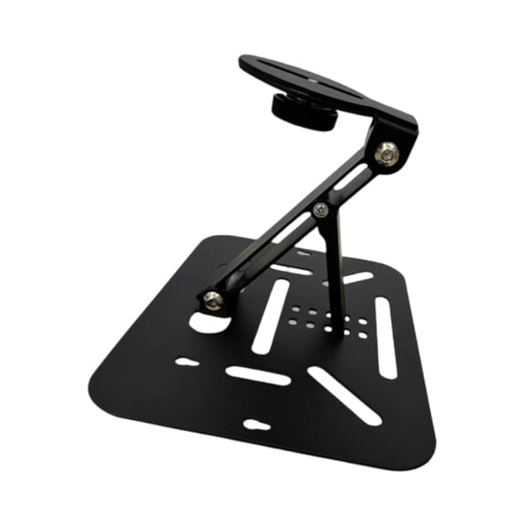 AOOOWER Metal Projector Stand Foldable Adjustable Height Secure Base for Desk/ Wall