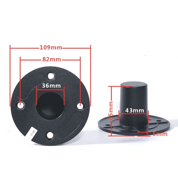 AOOOWER Metal Stand Speaker Base Iron Lower Sound Seats for Professional Stage Sound Enhanceds Durability