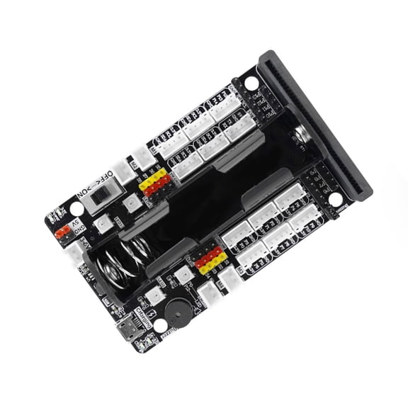 AOOOWER Microed bit Expansion Board Comprehensive with 4 Motors and 8 Servo for Innovativ