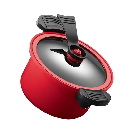 AOOOWER Micros Pressure Kitchen Cookware Easy to Use Cooking Pots Multifunctional Thickened Iron Cooker Soup Meat Stew Pots