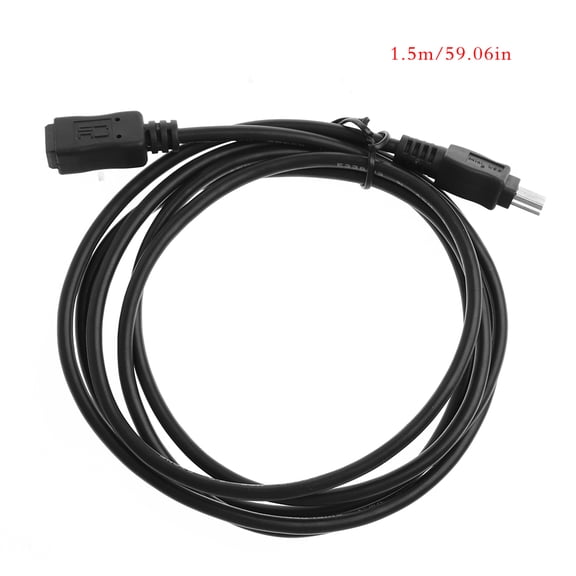 AOOOWER Mini USB 2.0 Type B Male To Female Extention Cord Converter Adapter Cable 1.5m