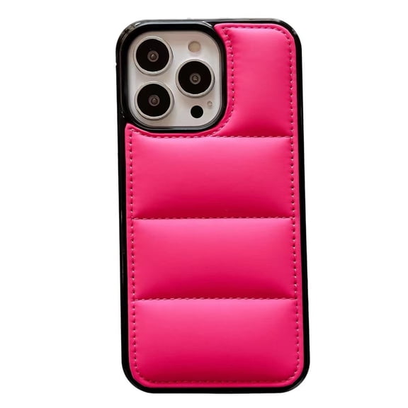 AOOOWER Mini Wear-resistant Stylish Candy Down for Jacket Cellphone Cases for 13 pro max 13pro 13 13mini 12pro Max 12 12pro