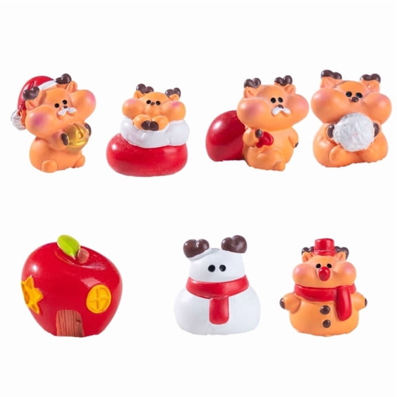 AOOOWER Miniature Deer Figurine Decoration For Display Craft