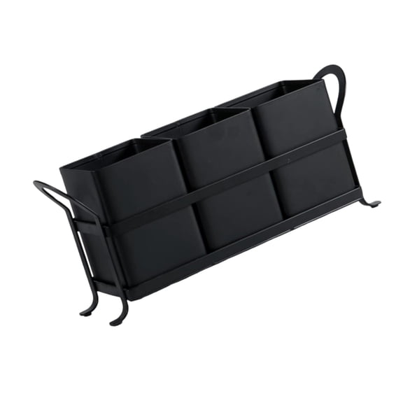 AOOOWER Minimalists Iron Rectangular Container Ideal For Cutlery Pens Cosmetics