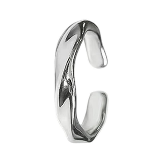 AOOOWER Mobius Strips Rings Symbolizing Eternities for Unique Fashion Statement Pieces