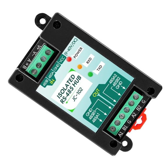 AOOOWER Modbus-RTU Communication Module Data Interface Conversion Processor RS485 System for Industry Long Distance Transfer