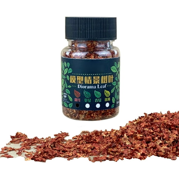 AOOOWER Model Railway and Garden Supplies Miniature Leaf Model Set for Seasonal Landscape Scenes Home Decoration Daily Use