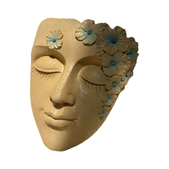 AOOOWER Modern Abstract Face Design Vertical Garden Planter For Balcony Decoration