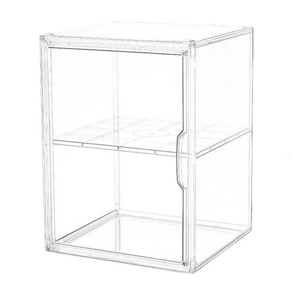 AOOOWER Modern Clear Display Case With Protective Covers for Action Figure Storage Exhibition Box Crafted from PET