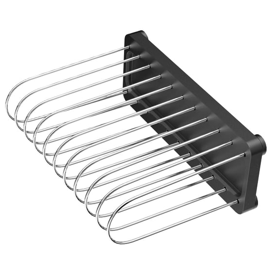 AOOOWER Modern Metal Vinyls Record Shelf Storage Rack 10Slot For Albums Books CDs