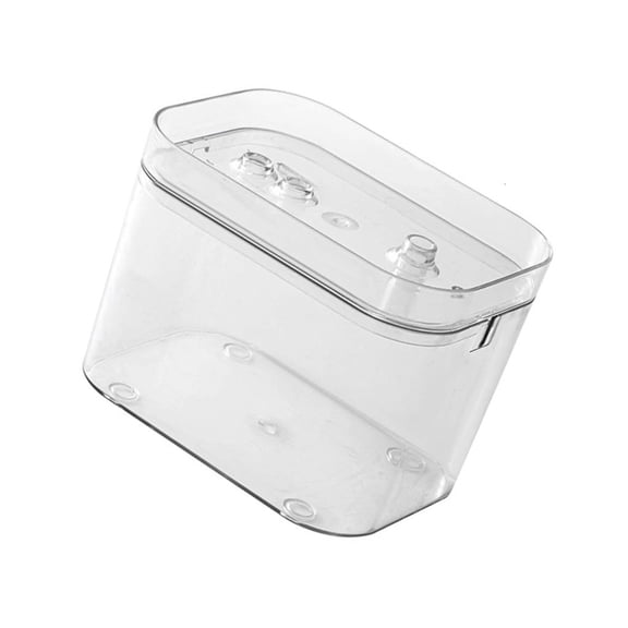 AOOOWER Modern Small Aquarium with USB Air Pumps Safe Fish Tanks Easy to For Office Home Desktop Decoration