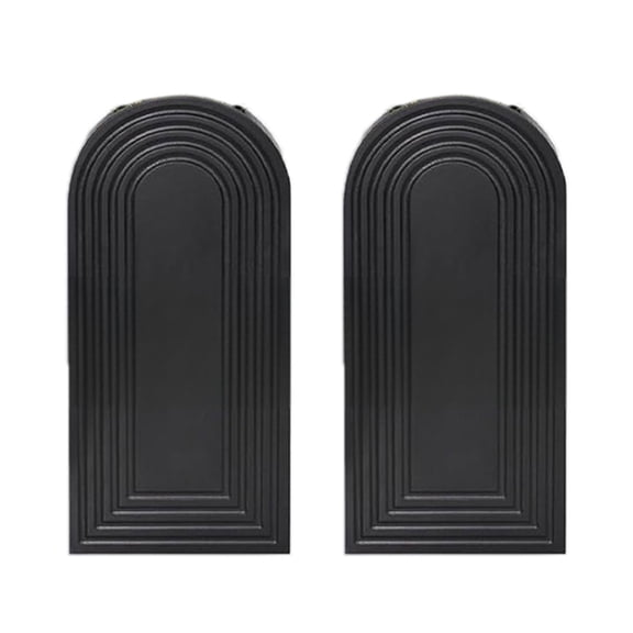 AOOOWER Modern Wood Hanging Plant Holders for Living Room Elegant Set of 2 Wall Vases Arched Shape Planter for Dried Flower