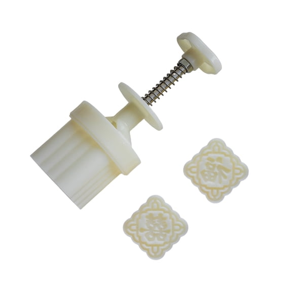 AOOOWER Mooncakes Molds Hand-Pressure Mooncakes Moulds Hand Press Cutter Cake Molds