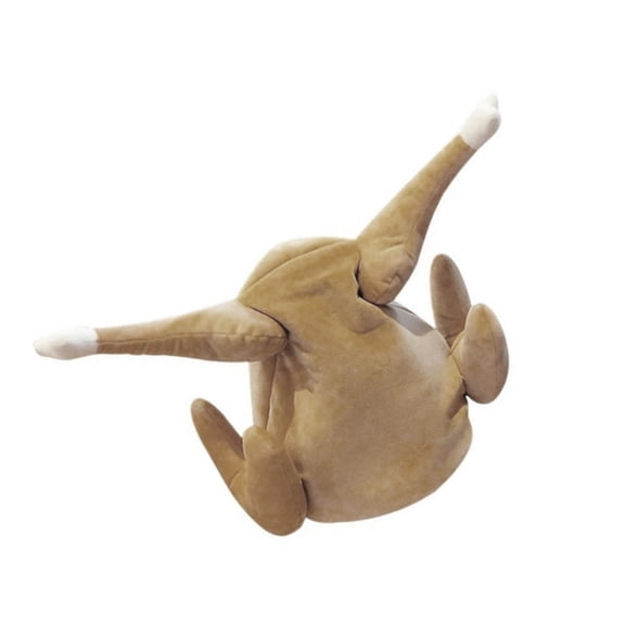 AOOOWER Motorized Turkey Leg Cap Soft Plush Moving Toy with Music Dance And Funny Actions Holiday Atmosphere Toy For Parties