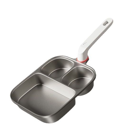 AOOOWER Multi Functional Cooking Pan Aluminum Alloy Breakfast Skillets with Compartments For Pancakes And Sandwiches