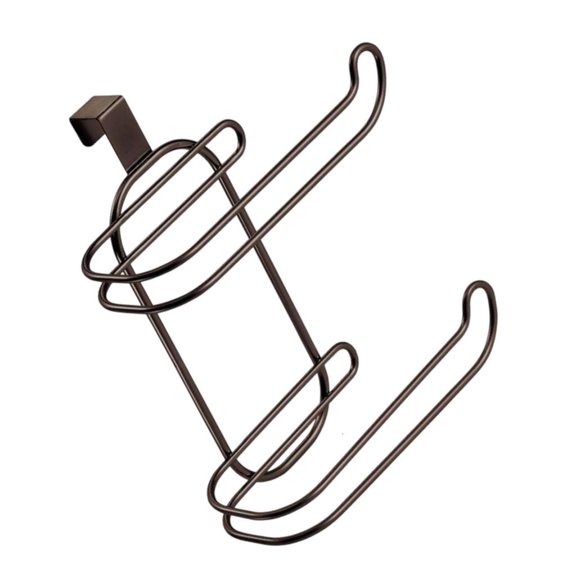 AOOOWER Multi Functional Storage Organiser for Towels and Double Layer Tissue Roll Dispenser Bathroom Accessory