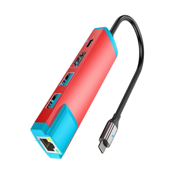 AOOOWER Multifunction USB C Dock 4K Display Charges LAN Port Upgrades for Consoles 2