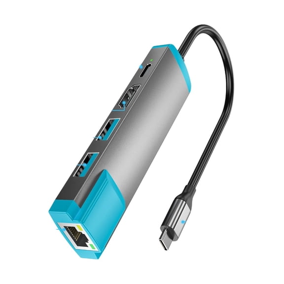 AOOOWER Multifunction USB C Dock 4K Display Charges LAN Port Upgrades for Consoles 2