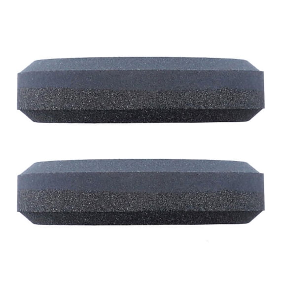 AOOOWER Multifunctional Double Grit Sharpener Round Stone For Cutter Machetes Kitchen Tool With Nonslip Base