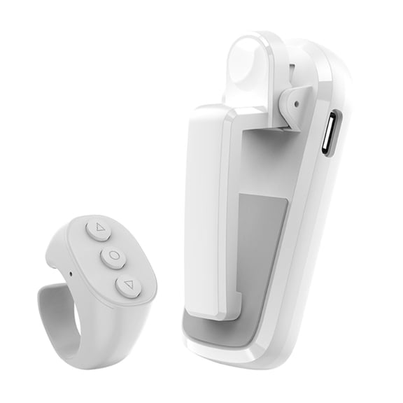 AOOOWER Multifunctional Remote Page Turner for Reading Scrolling Page Turner Clicking for Mobile Phone Tablet Camera Camcorder