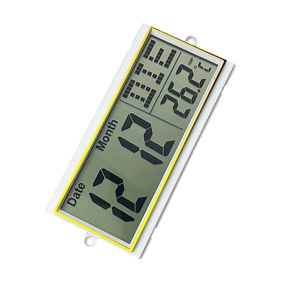 AOOOWER Multifunctional Wall Clock with Temperature Lunar Time Display for Modern Space