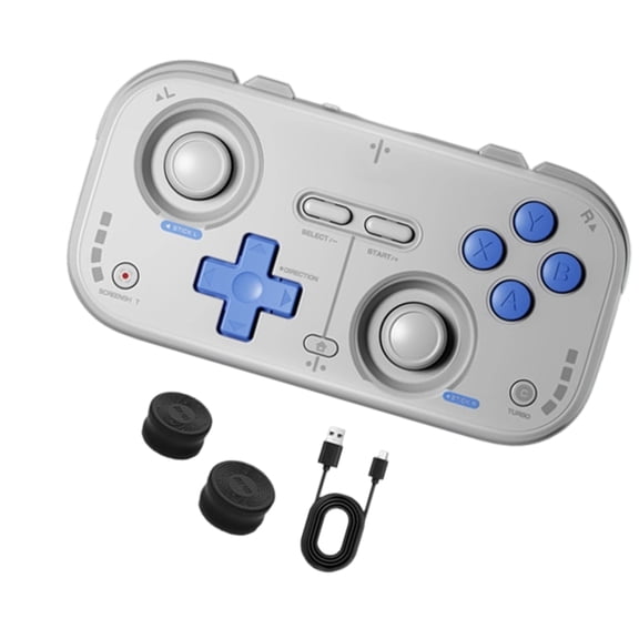 AOOOWER Multiple Platform Mini Controller for Fighting and Shoots Game Double Button