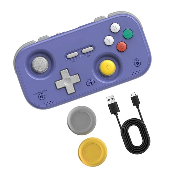 AOOOWER Multiple Platform Mini Controller for Fighting and Shoots Game Double Button