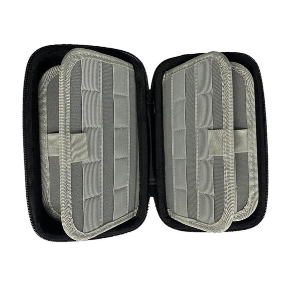 AOOOWER Multiple Slot Game Cartridges Carrying Case Protective Hard Shell for Electronic Devices Large Capacity Bag