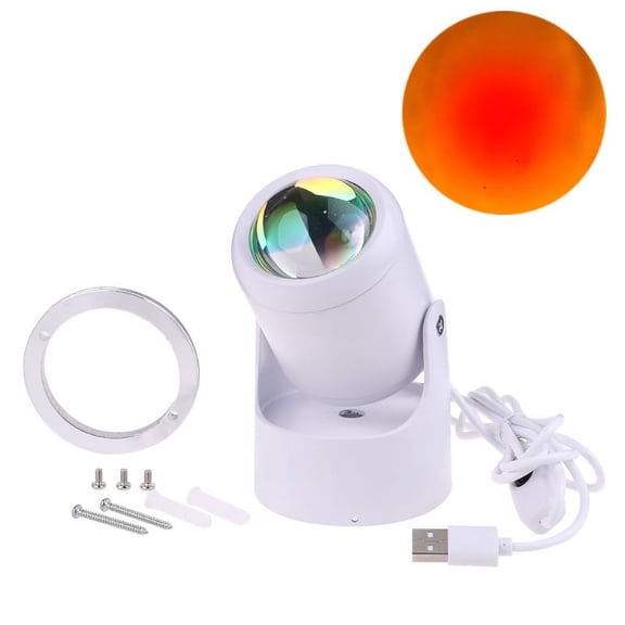 AOOOWER Night Light Projector Led Lamp, Romantic Led Light, Bedroom for w/ USB