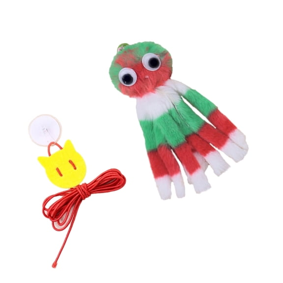 AOOOWER Noisemaker Plushie Pet Plaything Washable Wall Hanging Kitten Exercise Safe Interactive