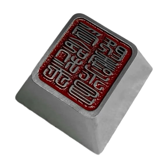 AOOOWER Original Height ESC Keycap Zinc Alloy Jade Seal Key Button for Mechanical Keyboards Enthusiasts