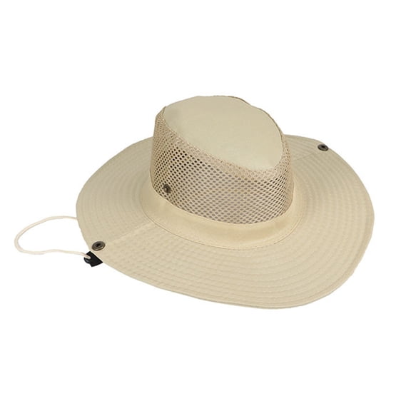 AOOOWER Outdoor Campings Hat Mountaineering Hat Large Brims Hat Sun Hat Visors Mesh Wide Brims Hat Fisherman Safaris Hat Sun Hat