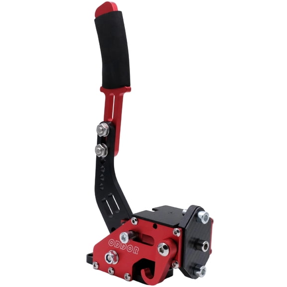 AOOOWER PC Compatible Handbrake with Vibration Feedback Real Driving Simulation Metal Construction for Racing Game Enhancing Drift Control
