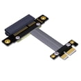 thumbnail image 1 of AOOOWER PCIE 4X To 1X Extender 180/90Degree Extension Adapter Fast Speed Data Transfer For Computer Expansion Card, 1 of 13