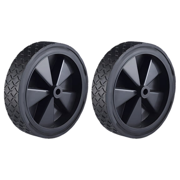 AOOOWER Pack Of 2 Heavy Duty Detachable Rubber Bearing Wheels For Camping Wagons All Terrain Quiet Rolling Fast Release Design