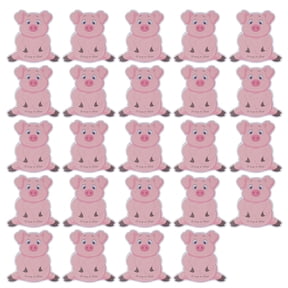AOOOWER Pack Of 24 Pig Cards for Patrick's Day Festivities Unique Paper Greeting Cards Festival Invitation Cards with Clovers