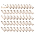 thumbnail image 1 of AOOOWER Pack Of 50 Brooch Pins Alloy Metal Pins Secure Back Clasp with Back Hole For Craft Project And Artistic Creation, 1 of 13