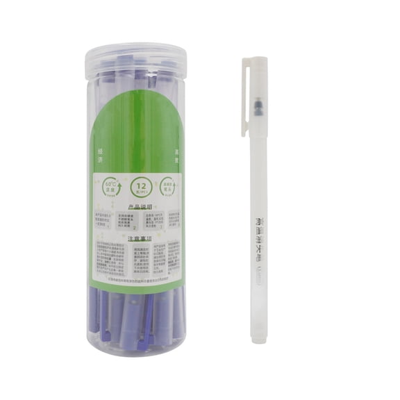 AOOOWER Pack of 12 Heat Activated Disappearing Pen for Fabric Leather Auto Fade Marking Tool Professional Sewing Craft Supplies